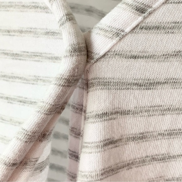 Eddie Bauer Striped V-Neck Wrap Top - Picture 4 of 8